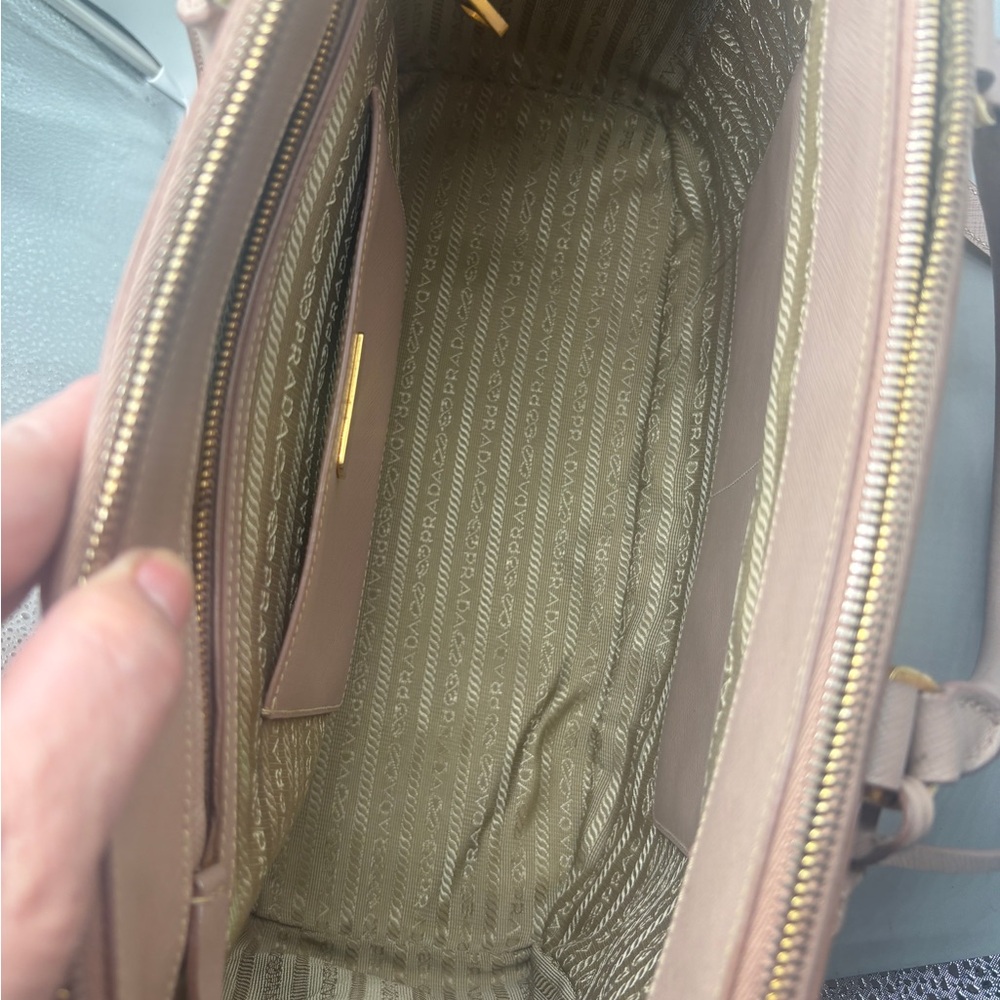 Prada Saffiano Satchel in Dusty Blush - Picture 6 of 12